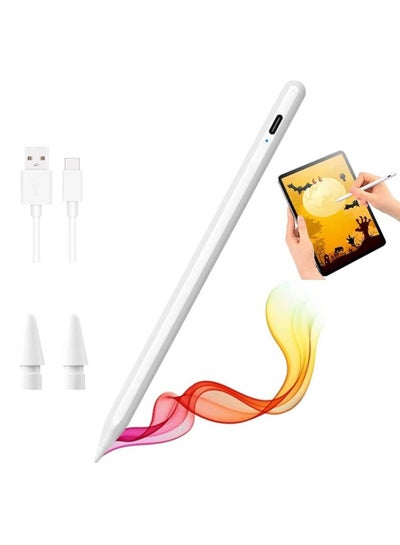 Stylus Pen Compatible with Apple Pencil Universal Stylus Pen Rechargeable Apple Pen with 1.5mm Fine Tip