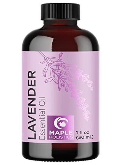 Pure Lavender Essential Oil for Skin and Hair Therapeutic Grade Essential Oil for Sleep Natural Stress Relief for Women and Men Lavender Aromatherapy Oil for Anxiety Detergent