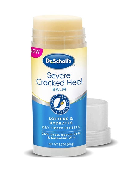Cracked Heel Repair Balm 2.5oz with 25% Urea for Dry Cracked Feet Heals and Moisturizes for Healthy Feet