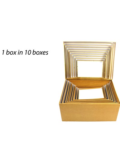 Paper Gift Box Set | Elegantly Crafted Packaging Solution for All Occasions | 10 pcs Set -