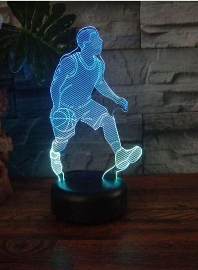 Basketball Night Lights Colorful Visual Touch Charging 3d Night Light Stereo Atmosphere Gift Lamp 3d Lamp dimmable