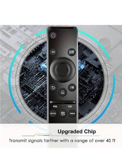 Universal Remote Control Compatible for All Samsung TV LED QLED UHD SUHD HDR LCD Frame Curved Solar HDTV 4K 8K 3D Smart TVs, with Buttons for Netflix
