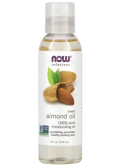 NOW Foods Solutions Sweet Almond Oil 4 fl oz 118 ml