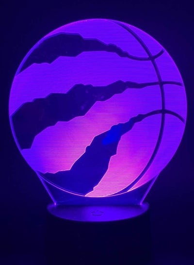 3D night light basketball colorful touch gradient light creative decoration children's student gift