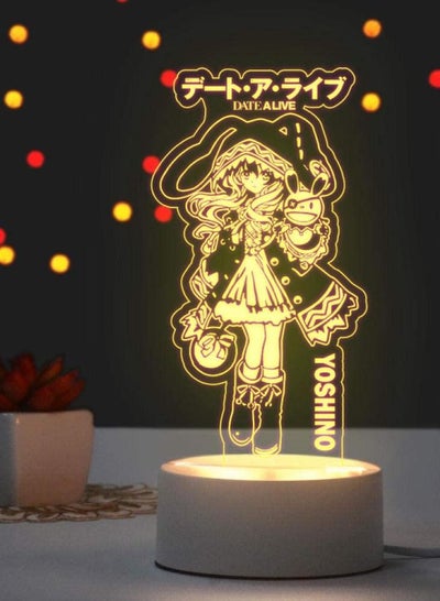 3D Illusion Lamp Led Night Light Anime Second Element Conan Northern Sauce Guilty Crown Naruto Gift for Boys Kids Room Decor Table Lamp New Year Shinai