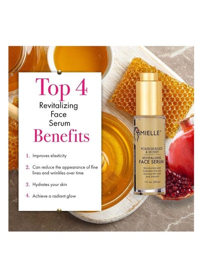 Miele Rejuvenating Face Serum with Pomegranate and Honey 1 oz