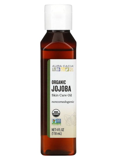 Organic Skin Care Oil Jojoba 4 fl oz 118 ml