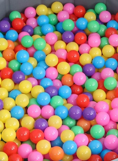 50 Pieces Each Pack Of Soft And Dark Colors Plastic Ocean Balls, Ideal to fill Indoor and Outdoor Playpen Ball Pits And Playhouse For Babies Toddlers And Kids (5.5Cm)
