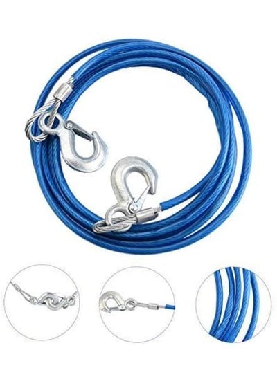 Heavy Duty Car Towing Pull Strap Rope With Hook