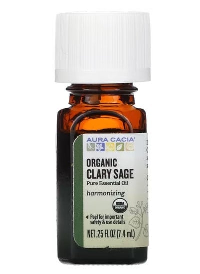 Pure Essential Oil Organic Clary Sage 0.25 fl oz 7.4 ml