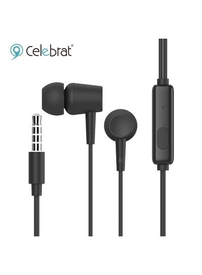 Wired G13 Earphones Sport In-Ear Deep Bass Stereo Earbuds Handfree for All Smartphones Android Black