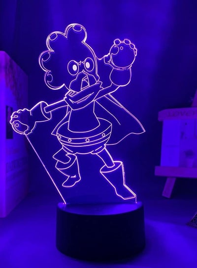 Large Size 3D Lamp Anime My Hero Academia Lamp for Bedroom Decoration Birthday Gift LED Multicolor Night Light Grape Juice