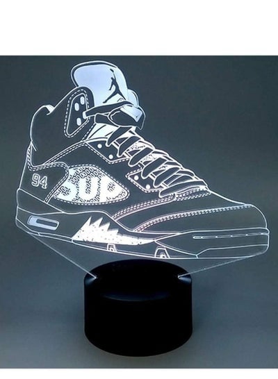 3D Night Lights AJ 94 Fashion and Beauty 7 Colors Bedside Decor Lamp Visual Led Sports Shoes Modelling for Kids Touch Switch USB Table L