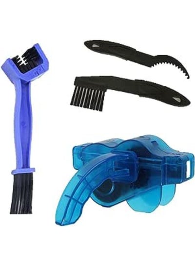 Set of Bicycle Chain Cleaner Cycling Bike Machine Brushes Scrubber Wash Tool Cleaning Kit Mountaineer Bike Chain Cleaner Washer