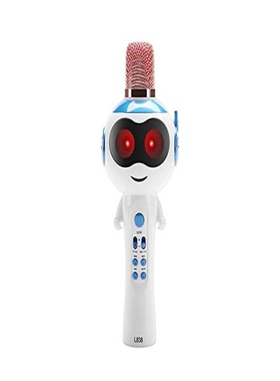 5 in 1 L838 Portable Wireless Kids Bluetooth Karaoke Microphone with Magic Sound (Blue)