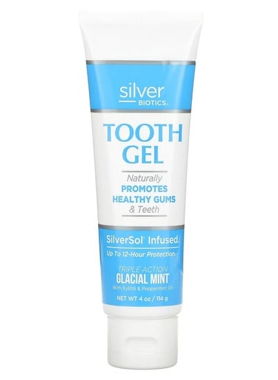 American Biotech Labs Silver Biotics Tooth Gel Glacial Mint 4 oz 114 g