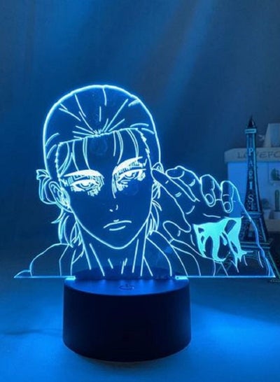 Anime 3D LED Lamp Manga 3D Night Light Anime Figures W/Anime EID Gifts Anime Birthday Gifts RGB 16 Colors W/Remote Control