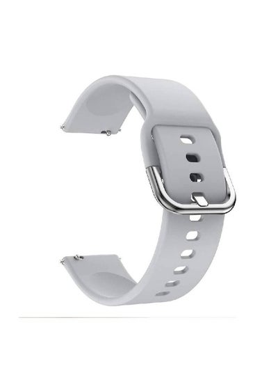 20mm Replacement Sports Silicone Quick Release Strap White for Galaxy Watch Active 2
