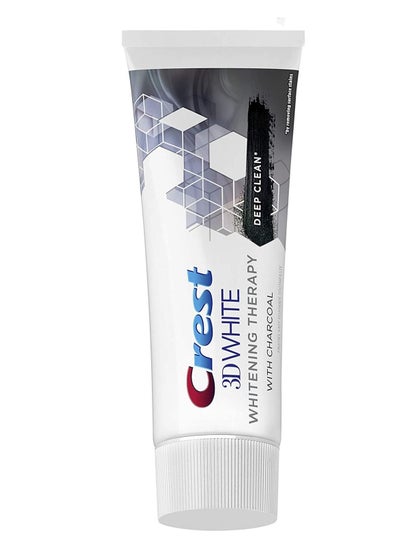 3D White Charcoal Whitening Therapy Toothpaste 75 ml