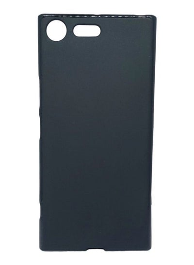Rubberised Matte Soft Silicone TPU Flexible Back Case Cover for Sony Xperia XZ Premium Black