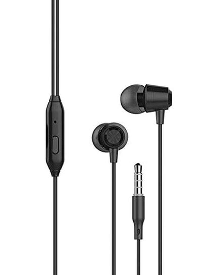 Wired G4 Earphones Sport In-Ear Deep Bass Stereo Earbuds Handfree for All Smartphones Android & IOS Black