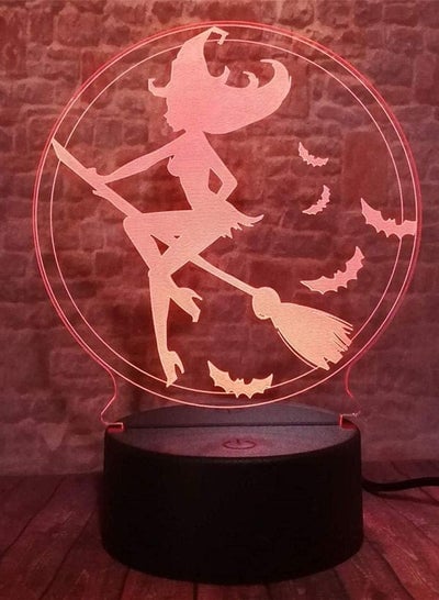 3D Anime Illusion Lamp New Year Gift Night Light Bedside Table Lamp 16 Color Dimmable with Remote Smart Touch (Color : Kiki's Delivery Service)