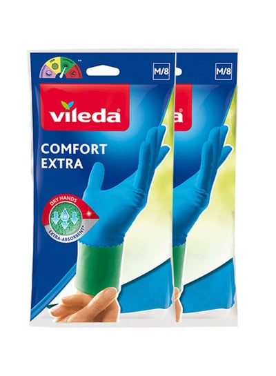 Pack of 2 Pairs Comfort Extra Glove Highly Absorbent With Optimal Comfort