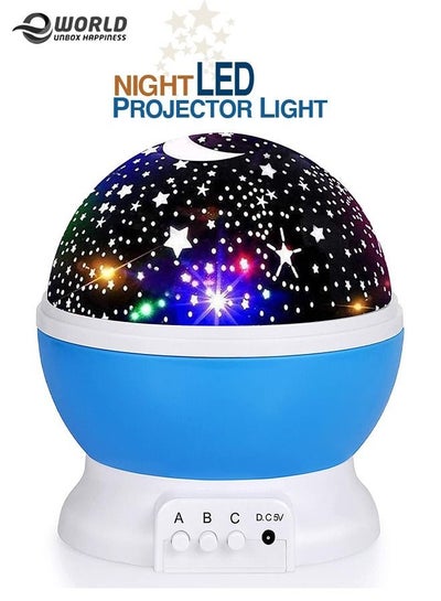 Decorative Stars Night Light Nebula Projector LED Lamp with 360 Degree Rotation 4 LED Bulbs USB for Room Decor Adults and Children Kids Bedroom