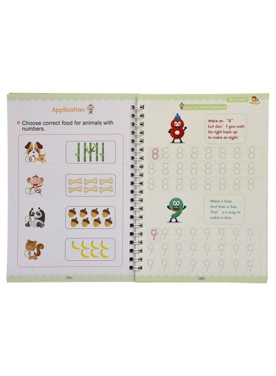 Sank Magic practice copybook for Kids Reusable Number & Letter Tracing Books, Drawing & Math Practice Books - Print Handwriting Workbook for Beginners Preschoolers & Kindergarten Kids