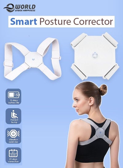 Smart Posture Corrector Belt with Intelligent Sensor Vibration Reminder Back Braces for Men Women