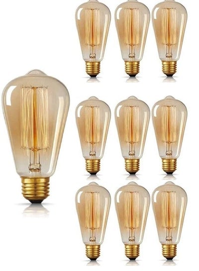 LED Bulb Vintage Edison E27 6w 10 pcs warm white
