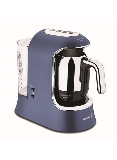 Korkmaz A862-03 Aqua Azura/Chrome Automatic Coffee Machine