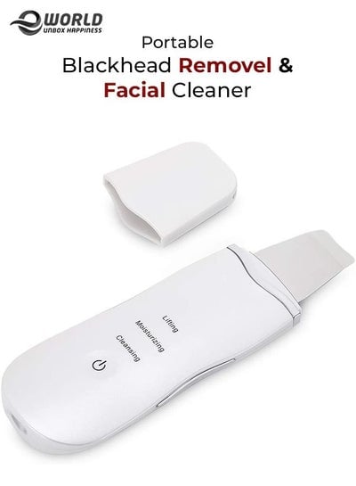 Portable Ultrasonic Blackhead Removal Skin Facial Scrubber and Face Cleaner