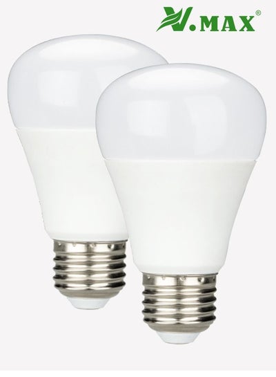 9w led bulb (screw type) E27 white 2PCS