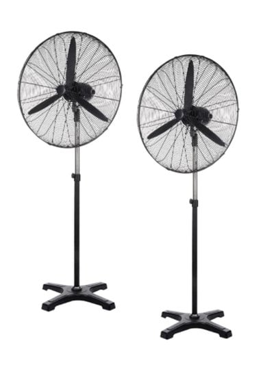 Industrial Stand Fan Pedestal Stand Electric Commercial Industrial Fan 2 set