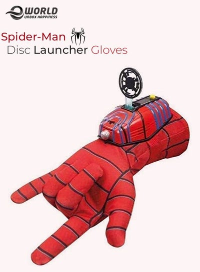 Spider-Man Gloves with Wrist Ejection Disc Launcher for Kids