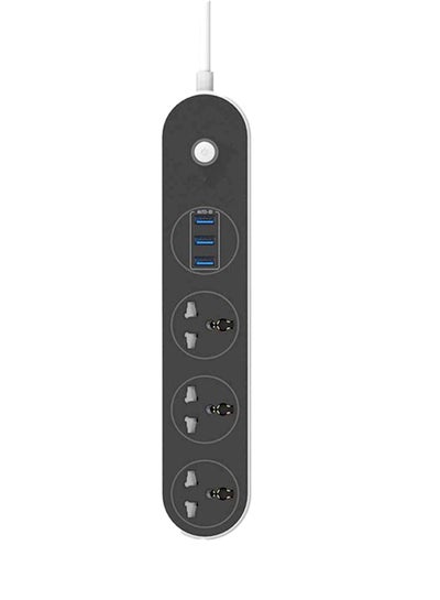 Power  Socket 3 USB 2.4A Quick Charging Ports