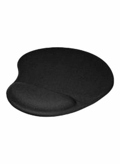 Mouse Pad With Gel Wrist Black