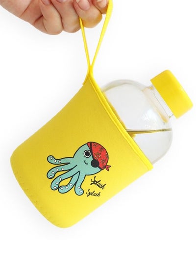 Milk&Moo Sailor Octopus Kids Glass Water Bottles 600 ML