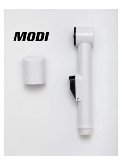 Modi Toilet Spray Shattaf With Flexible Hose And Hook WHITE