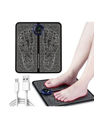 Foot Massager,Folding Portable Rechargeable Feet Massage Machine,Electronic Muscle Stimulatior USB