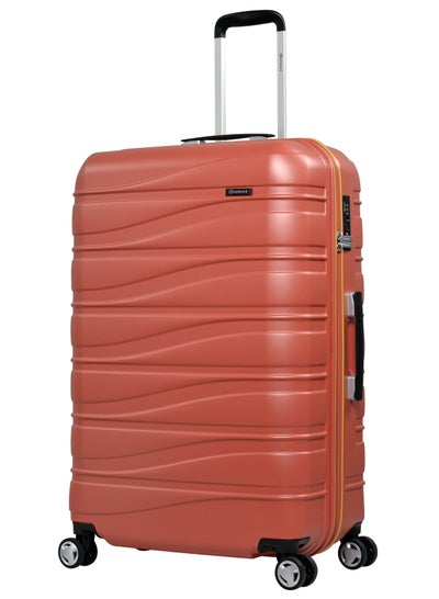 Makrolon Polycarbonate Lightweight Glamorous Hard Case Luggage with 4 Quiet Double Spinner Wheels and TSA Approved Lock KJ95