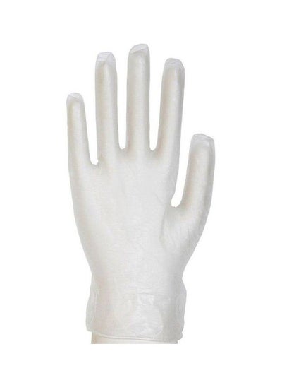 100-Piece Medium Natural Gloves Set Clear Medium Clear Medium