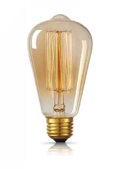 LED Bulb Edison Vintage 6W Warm White 140x64millimeter 1 pcs