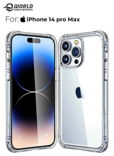 iPhone 14 Pro Max Case 6.7-inch, Anti-Yellowing Military Grade Drop Protection with Bumper Shockproof Protective Cover Slim and Thin Crystal Clear 2022.