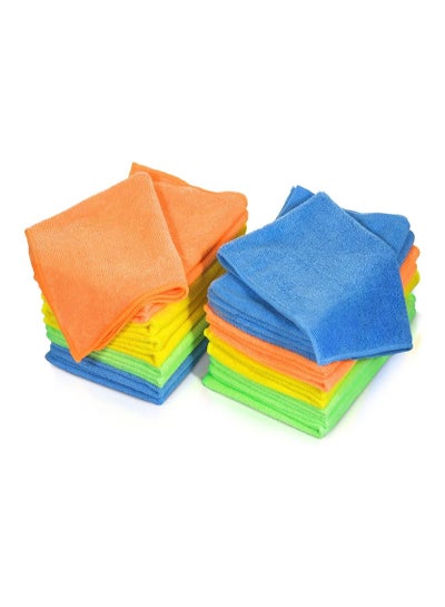 24-Piece Microfiber Cleaning Car and Kitchen Cloth