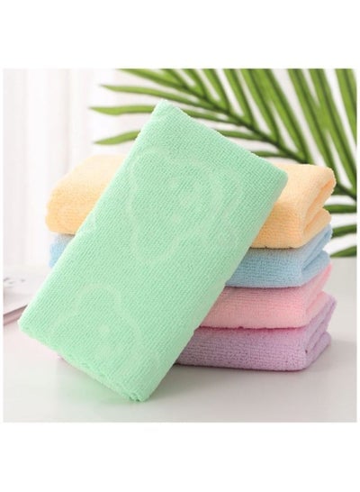 5 Pices - Microfiber Quick-dry Towel Cartoon Bear Print Kitchen Clean Towels