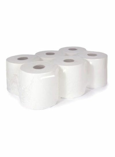 6-Piece Kitchen Roll Tissue Paper White