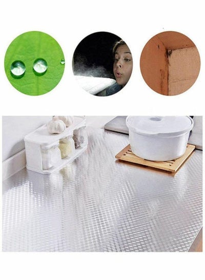 2-Roll Oil And Waterproof Stickers Aluminum Foil For Kitchen
