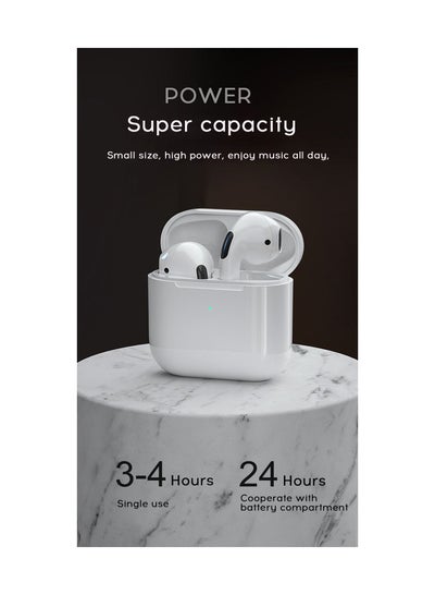 Latest Wireless Bluetooth Headphones Noise Cancelling Mini Charging Case in-Ear Earbuds Built-in Mic Stereo Sound for iPhone Android iOS